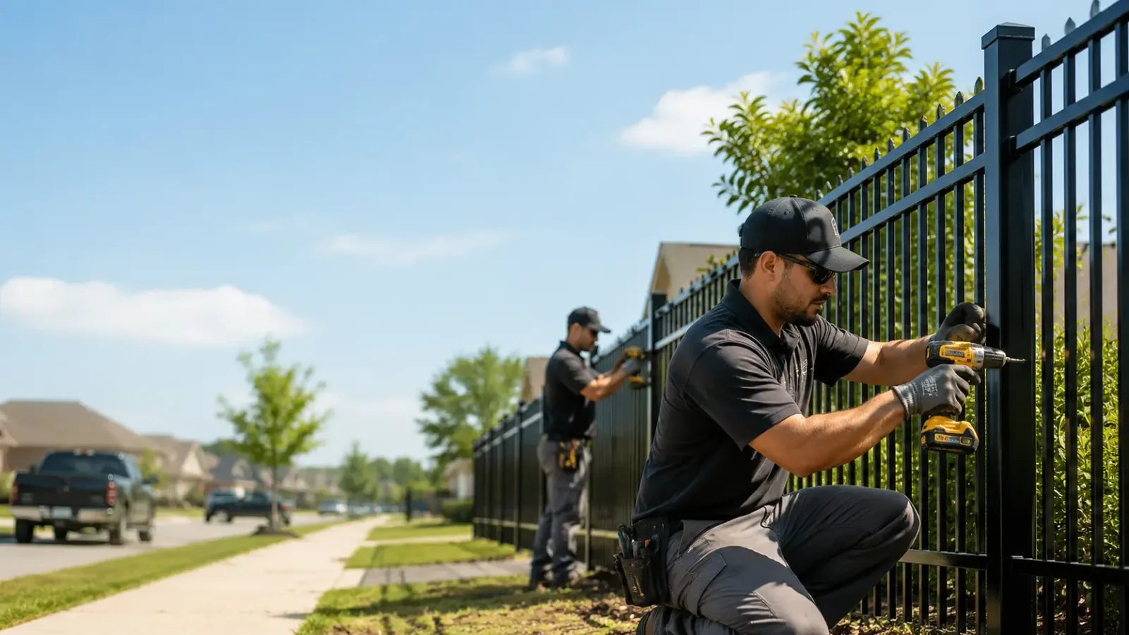 Metal Fence Installation in Chelmsford, MA